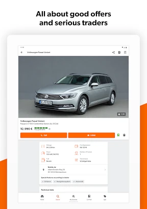mobile.de - car market screenshot