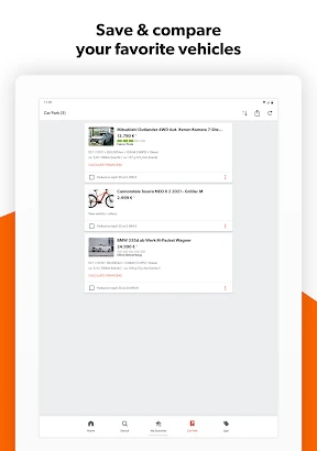 mobile.de - car market screenshot
