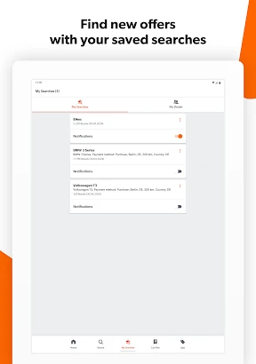mobile.de - car market screenshot