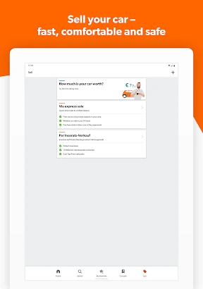 mobile.de - car market screenshot