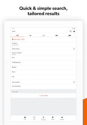 mobile.de - car market screenshot