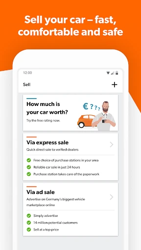 mobile.de - car market screenshot