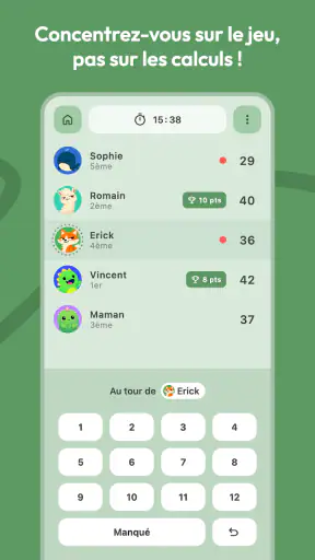 Mölkky Champion: Score & Stats screenshot