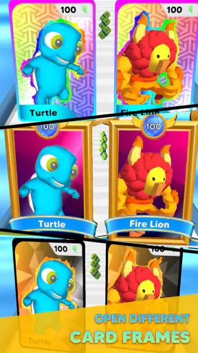 Monster Draft : Merge Runner screenshot
