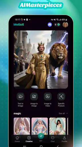 MotioX: AI Video, Art & Chat screenshot