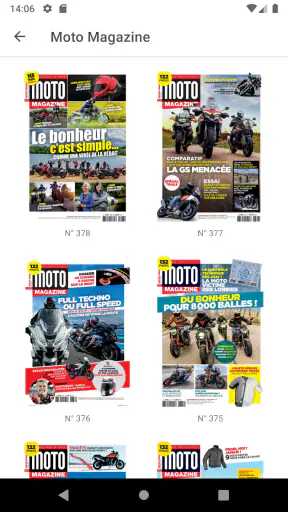 Moto Magazine screenshot