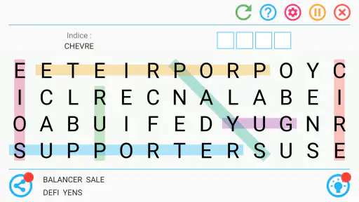 Mots Mêlés Français screenshot