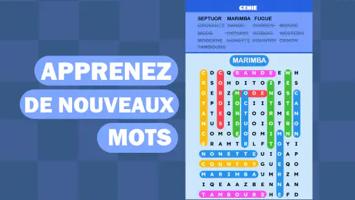 Mots Mêlés Puzzle Challenge screenshot