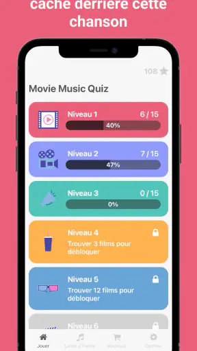 Movie Music Quiz - Blindtest screenshot