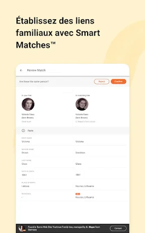 MyHeritage: Arbre généalogique screenshot