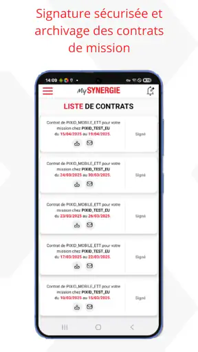 mySynergie – Intérimaires screenshot