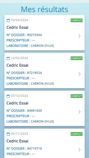 mySynlab-Mobile screenshot