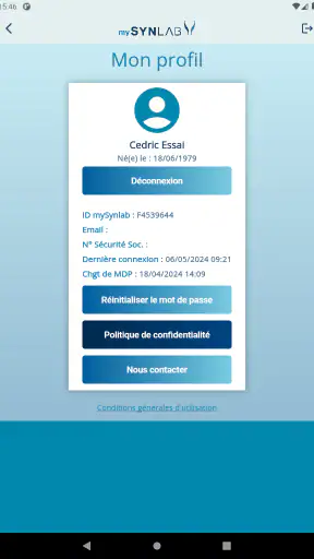 mySynlab-Mobile screenshot