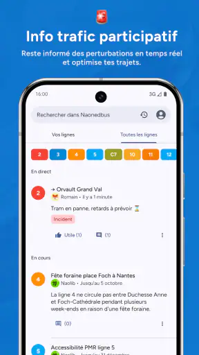 Naonedbus : Bus, Tram à Nantes screenshot