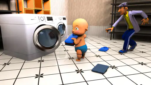 Naughty Boy: Daddy Prank Game screenshot