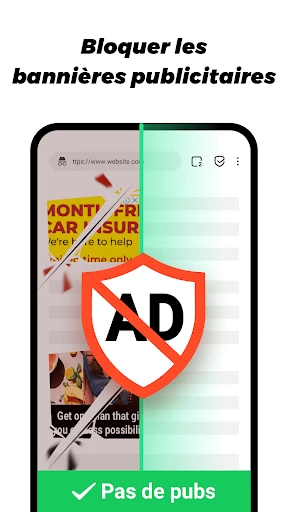 Navigateur Adblocker: Adblock screenshot