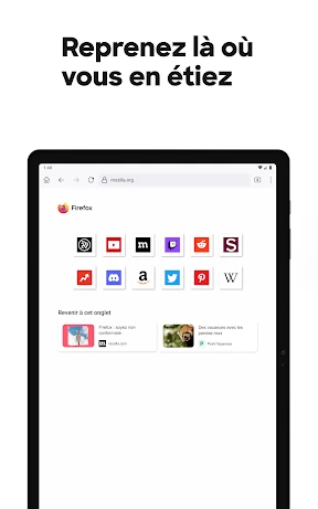 Firefox: Navigateur Internet screenshot