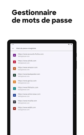 Firefox: Navigateur Internet screenshot