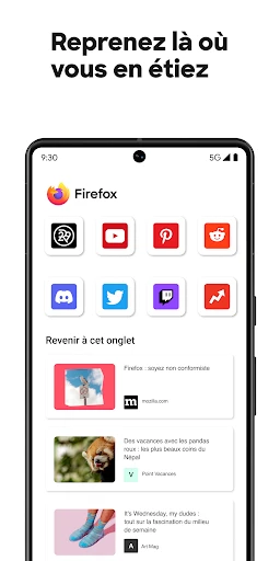 Firefox: Navigateur Internet screenshot