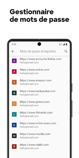 Firefox: Navigateur Internet screenshot