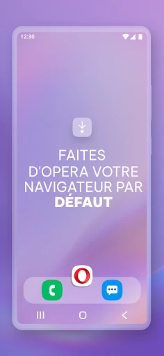 Navigateur Opera avec IA screenshot