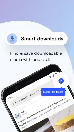 Navigateur Opera Mini bêta screenshot