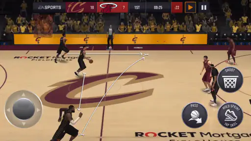 NBA LIVE Mobile Basket-ball screenshot
