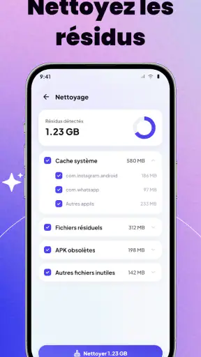 Nettoyeur Facile & Sécurité screenshot