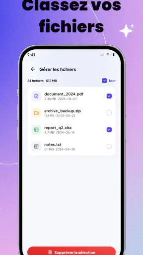 Nettoyeur Facile & Sécurité screenshot