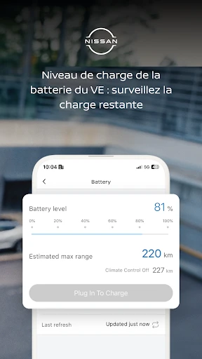 NissanConnect Services screenshot