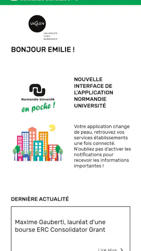 Normandie Université en poche screenshot