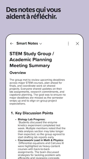 Notability : Notes par IA screenshot