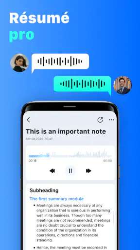 Notes Vocales：NoteFlow screenshot