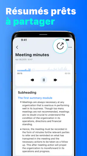 Notes Vocales：NoteFlow screenshot