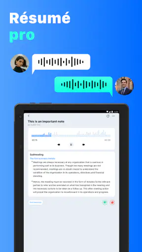 Notes Vocales：NoteFlow screenshot