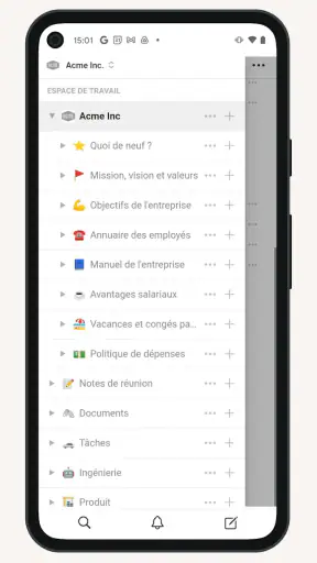 Notion : Notes, tâches, IA screenshot