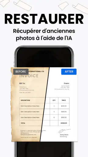 Numériser des documents screenshot