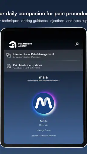 NYSORA Pain Medicine Assistant screenshot