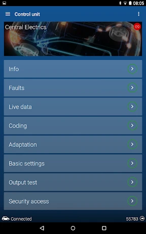 OBDeleven Diagnostic VAG screenshot