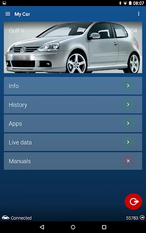 OBDeleven Diagnostic VAG screenshot