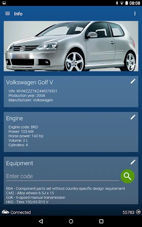 OBDeleven Diagnostic VAG screenshot