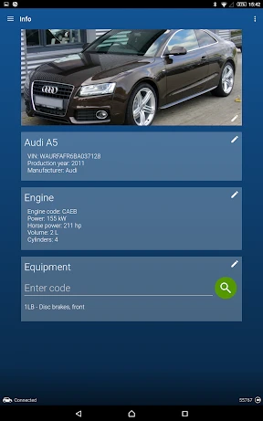 OBDeleven Diagnostic VAG screenshot