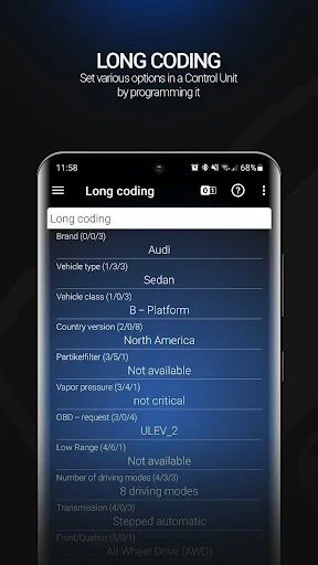OBDeleven Diagnostic VAG screenshot