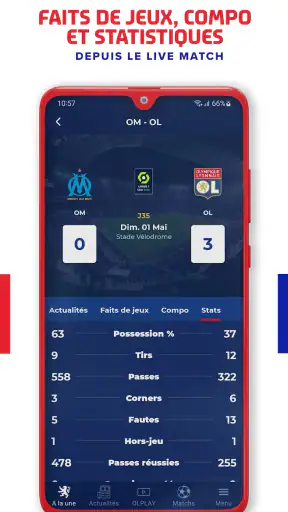 OLPLAY - Olympique Lyonnais screenshot