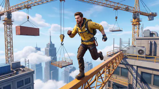 Only Going Up Rooftop: Parkour screenshot