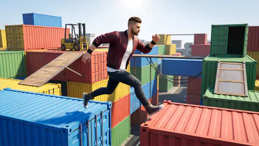 Only Going Up Rooftop: Parkour screenshot