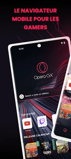 Opera GX : Navigateur Gaming screenshot