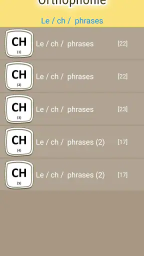 Orthophonie : exercices FR screenshot