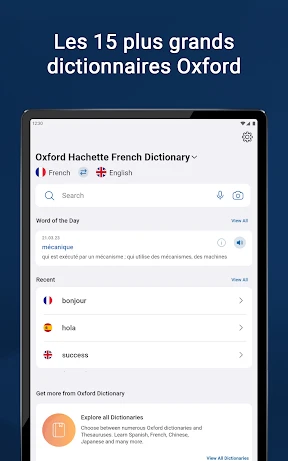 Oxford Dictionary & Thesaurus screenshot