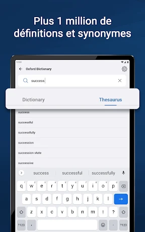 Oxford Dictionary & Thesaurus screenshot